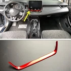 For Toyota Corolla 2019-2026 Dashboard center Air Vent Trim Red Accessories