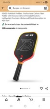 DGYGQ Pickleball Paddle Carbon Fiber Honeycomb Core Yellow-Orange Ombre