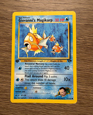 Pokemon TCG Giovanni's Magikarp 73/132 Gym Challenge 1st Ed English 2000 on eBay