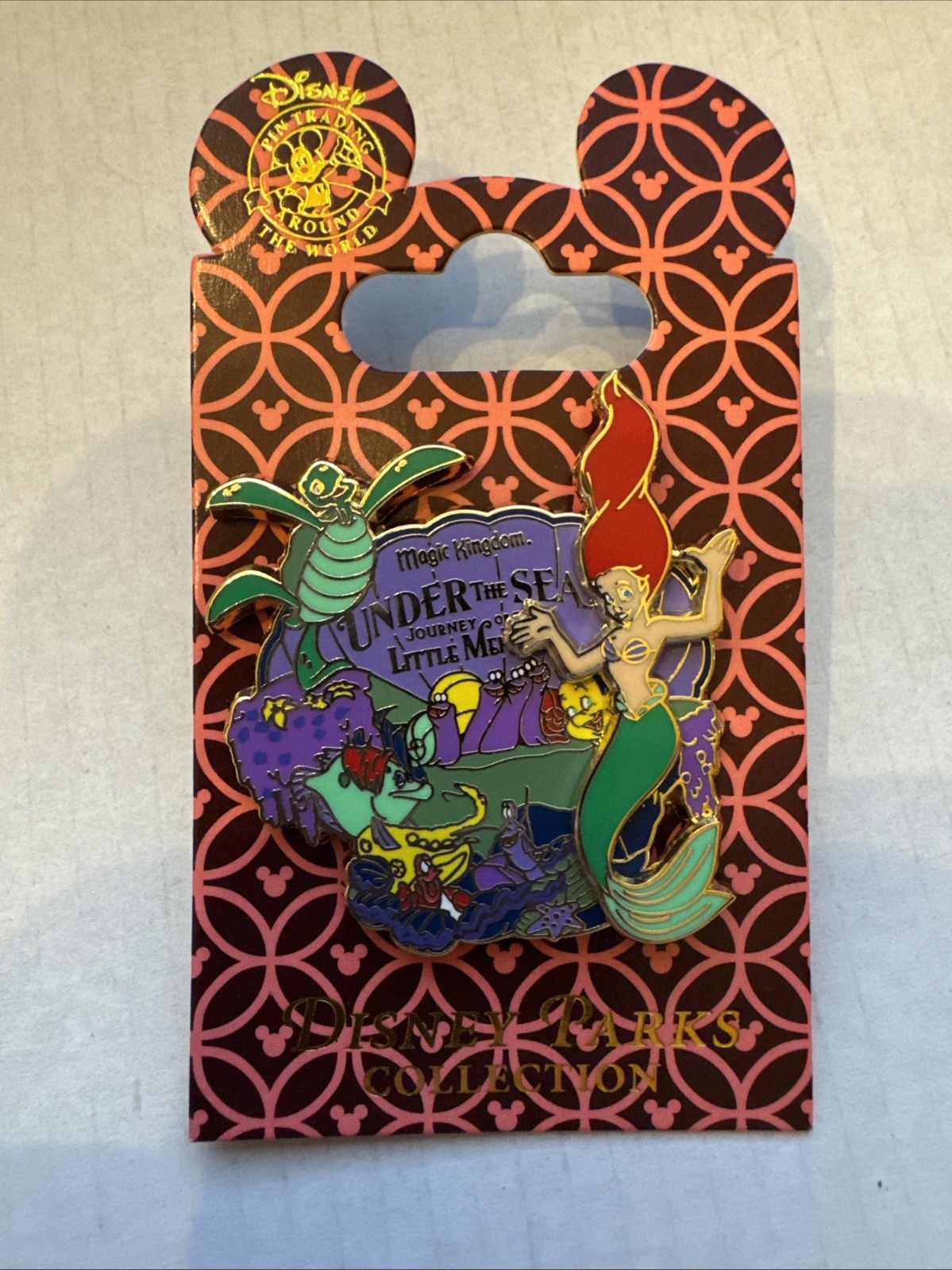 Disney Parks Collection Under The Seas Journey Of The Little Mermaid Pin