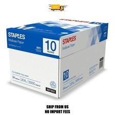 Staples Multiuse Copy Paper, 8.5" x 11", 20 lbs., 94 Brightness, 500 Sheets/Ream