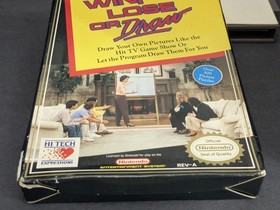 Vintage Win, Lose or Draw Nintendo NES Game CIB Box Manual Hi Tech Expressions