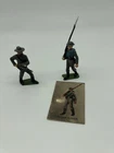 Vtg Marx Warriors Of The World Confederate Soldiers Card W/1 Only No Boxes 1D