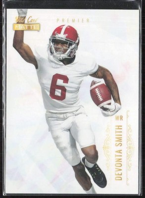 2021 Wild Card Matte White #MBC-7 Devonta Smith Alabama Crimson Tide (C3)