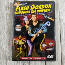 Flash Gordon Conquers The Universe DVD 1940 Vol 1 Chapters 1-6 Buster Crabbe