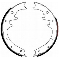 2X Bremsbackensatz Hinten FüR Jeep Cherokee KJ 3.7 01 Bis 08 Textar Neu MX