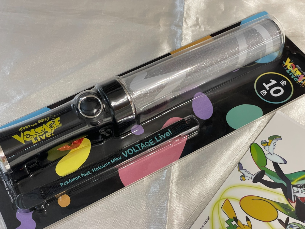 Pokemon Hatsune Miku Project VOLTAGE Live Penlight Light Stick