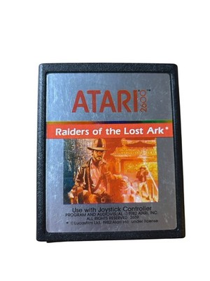 ⭐大幅値下げ北米版ATARIアタリ2600本体ジャンク インディ・ジョーンズ Atari 2600 Raiders of The Lost Ark 1982 Indiana Jones Video Game