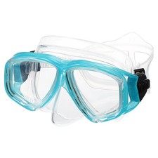 Swim Goggles with Nose Cover Diving Mask Snorkel Dive Goggles Lake Blue