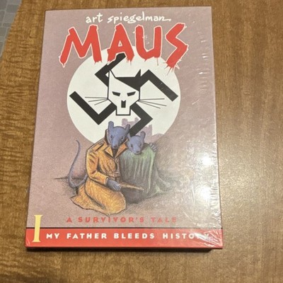 Maus: A Survivor's Tale I & II by Art Spiegelman Softcover Graphic Novel Set
