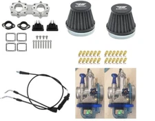 Banshee 34mm 34 Mil powerjet  OE Air Striker Carb Carburetor Reeds RACE  Kit