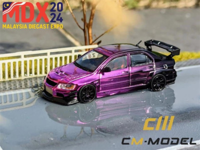 CM MODEL 1:64 Lancer EVO IX MDX Malaysia Diecast Expo 2024 Model