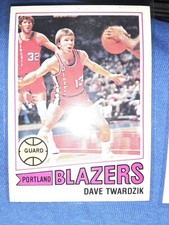 Dave Twardzik 1977-78 Topps Portland Trail Blazers #62 WHITE BACK NBA MVP HOF