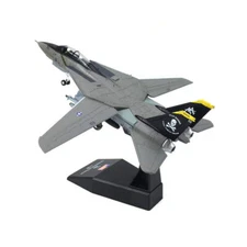 1:100 F-14 Tomcat US Fighter Jet Alloy Aircraft Diecast Military Ornaments Model
