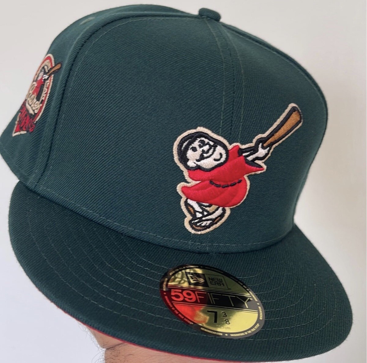 石田NEW ERA × SD 59Fifty Logo Cap NEW ERA 59FIFTY SAN DIEGO PADRES FITTED HAT SIZE 7 3/8 RED