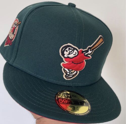 NEW ERA 59FIFTY SAN DIEGO PADRES FITTED HAT SIZE 7 3/8 RED UV 98 WS SIDE PATCH - Photo 1/7