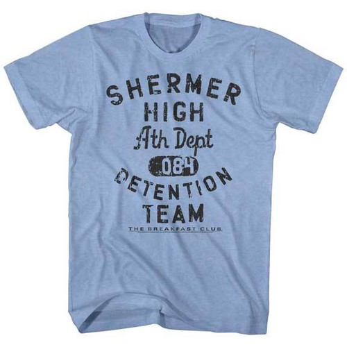 The Breakfast Club Shermer High Detention Team Men's T Shirt Classic Movie