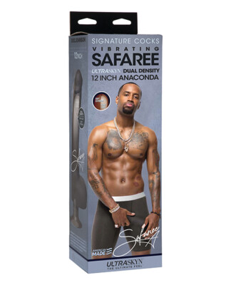 Signature Ultraskyn 12'' W/ Vac-u-lock Suction Cup- Safaree Samuels Anaconda