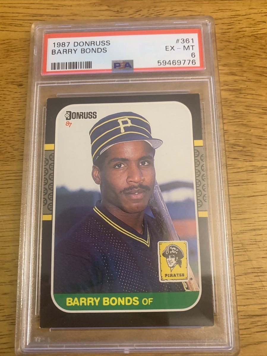 1987 donruss rookie psa 6 barry bonds | eBay