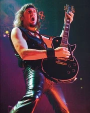 Adrian Smith Iron Maiden Playing Guitar On Stage 8x10 Picture Celebrity Print