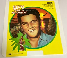 ELVIS PRESLEY FUN IN ACAPULCO RCA CED SelectaVision VideoDisc Movie EX