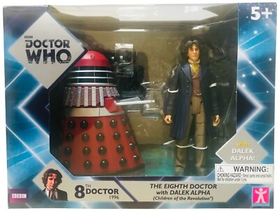 Doctor Who 8th Eighth Dr w Dalek Alpha Action Figures NEW Children of Revolution