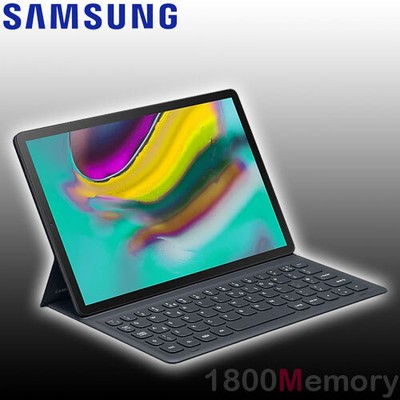 GENUINE Samsung Galaxy Tab S5e Keyboard Book Cover POGO Interface Black  Case | eBay