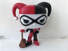 VINILO FUNKO POP #45 DC SUPER HEROES COMICS SERIE HARLEY QUINN CON FIGURA DE MAZO