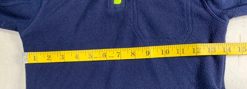Eddie Bauer kids sz. 6 blue 1/4 zip fleece, Great quality - Picture 7 of 11