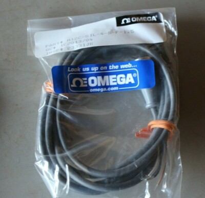 Omega Engineering M12C-SIL-4-S-F-1.5 M12 Temp Sensor Extension Cable, MN1