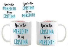 Tazza Mug personalizzata Grey's Anatomy You are My Person meredith Cristina