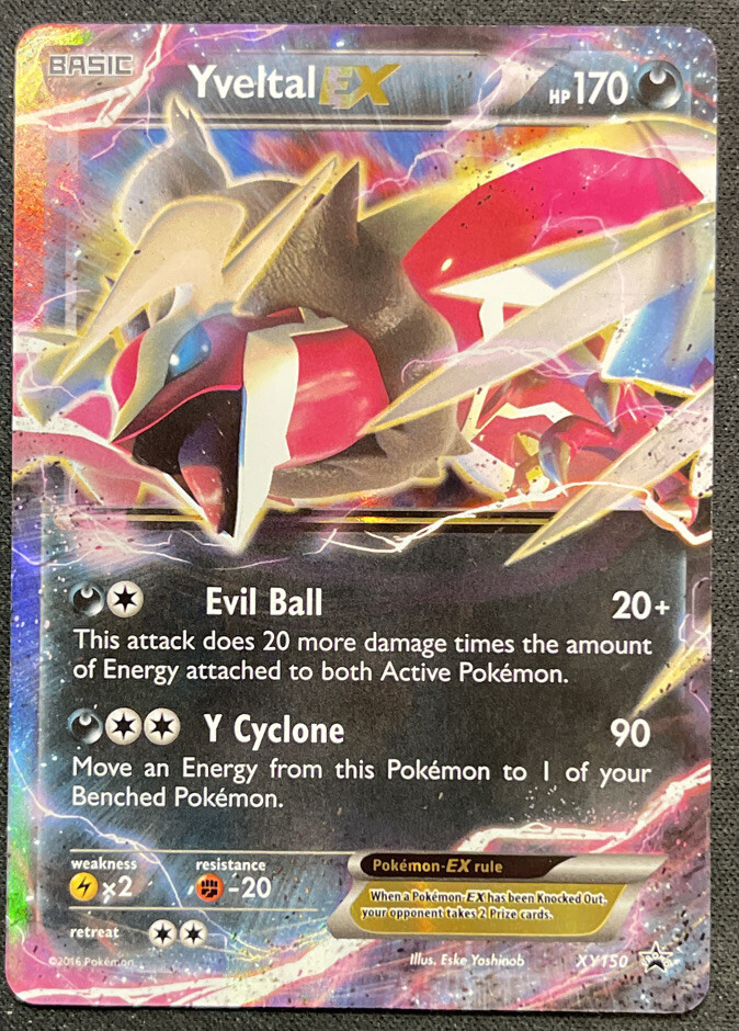 Pokémon Yveltal EX XY150 Ultra Rare Black Star Promo NM ENN