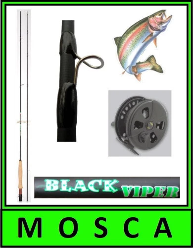 Kit completo combo canna-mulinello trota