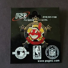 1999 Cleveland Indians 5 Consecutive Division Championships AL Central Lapel Pin