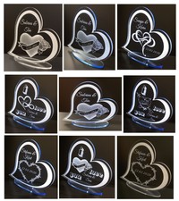   Gravur Aufsteller Personalisiert Acryl Vale...