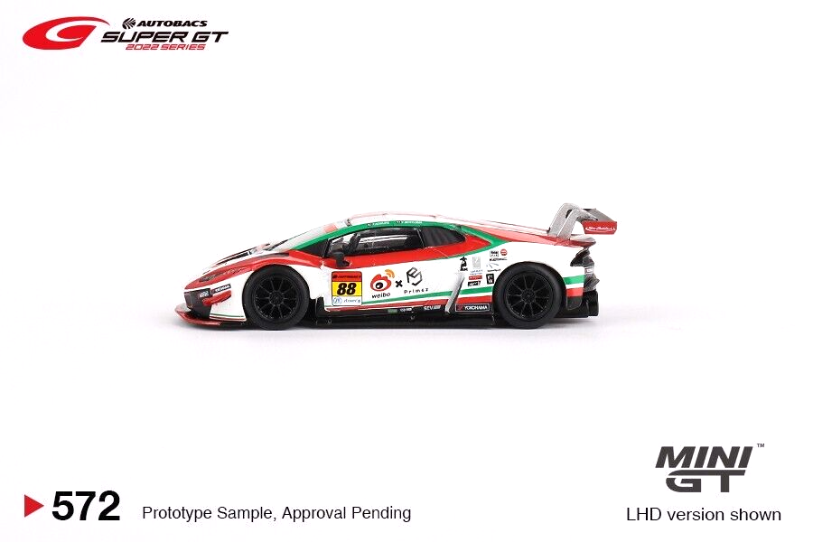 Mini GT Lamborghini Huracán GT3 EVO #88 “Weibo Primez LAMBORGHINI