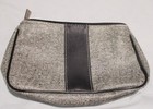 Lancome Black and White Small Zipper Closed Pouch