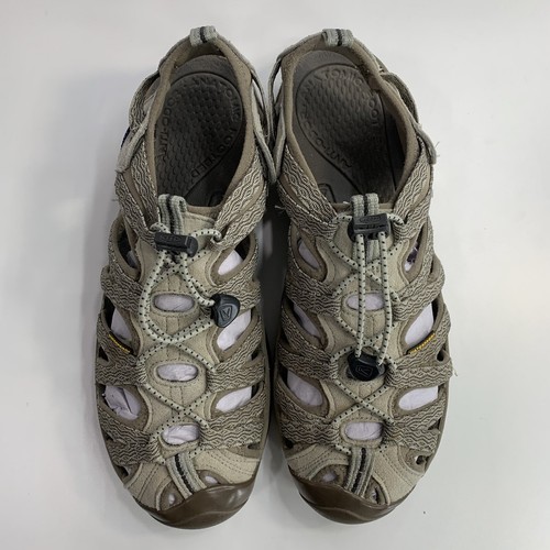 Keen Waterproof Hiking Sandals AntiOdor Anatomic Footbed Gray Woman's
