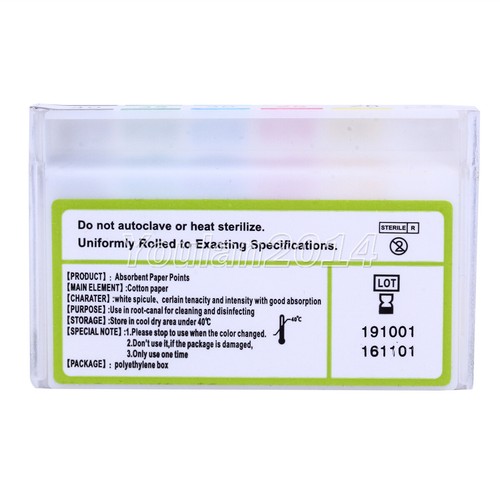 Dental Endo Absorbent Paper Points/Gutta Percha Points Taper Root-Canal Endodont - Picture 83 of 181