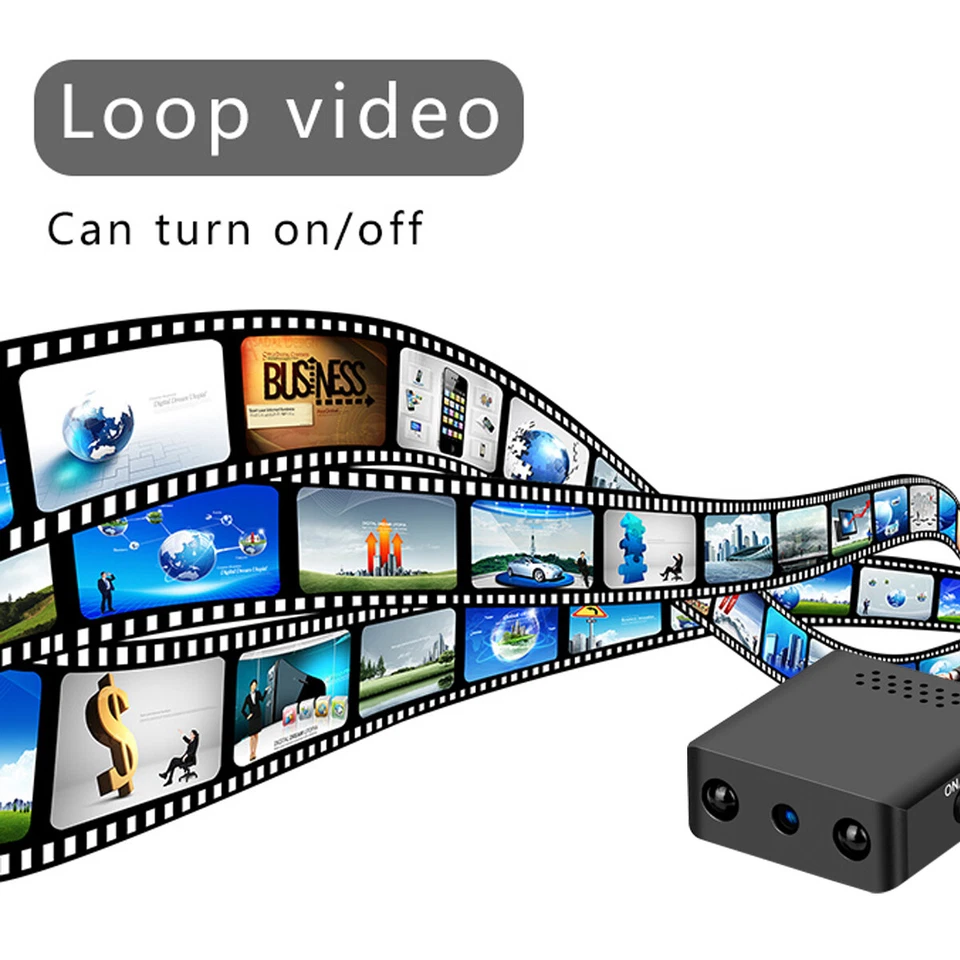 New Smart Mini Wireless WiFi Camera Night Motion Detection Home Security HD1080P - Image 2 of 4