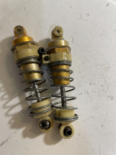 RC10 6010 TEAM ASSOCIATED VINTAGE RC10 Gold Pan BUGGY Shocks - Picture 2 of 2