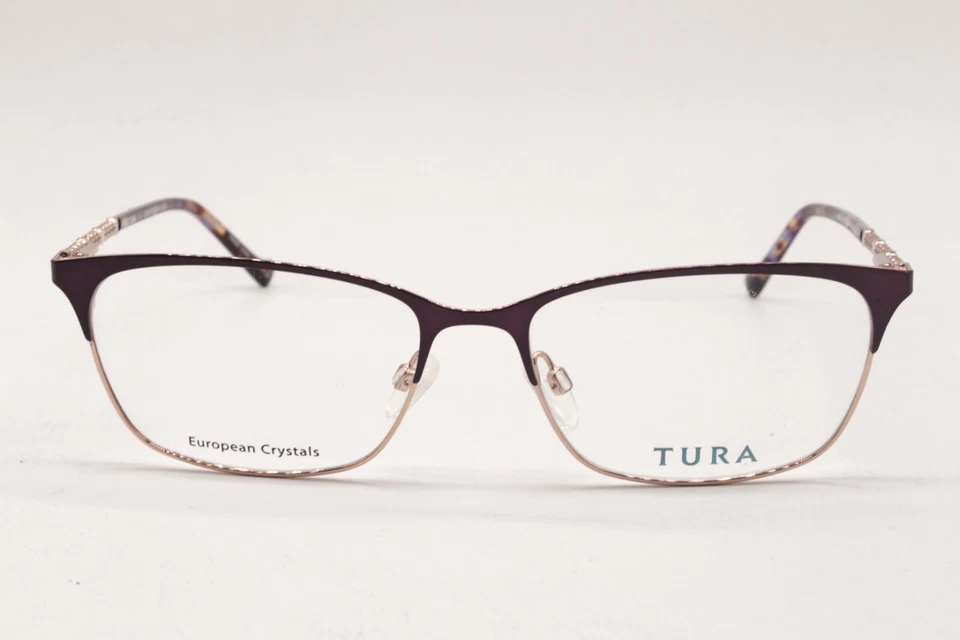 NUEVOS ANTEOJOS DE DISEÑADOR AUTÉNTICOS TORTUGA PÚRPURA B237 EGG B:39 58-17 Foto 2 de 4