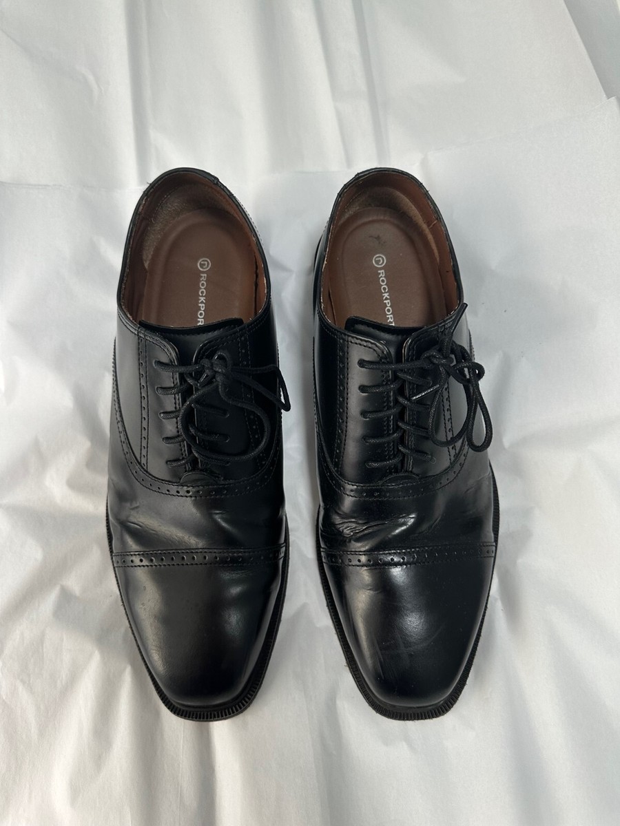 rockport black dress shoes Rockport Essential Details WP Slip On Loafer Shoe - Black - Mens