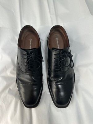 Rockport Mens Black Oxford Dress Shoes size 10 W (10 Wide  display picture 1