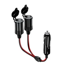 12V-24V Car Cigarette Lighter Socket Extension Cord Cable Heavy Duty
