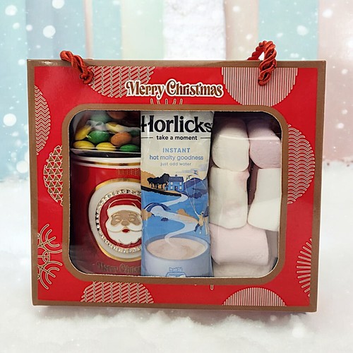 Taza Feliz Navidad con Gomitas Instantáneas Horlicks Chocolate y Malvaviscos Set - Imagen 11 de 16