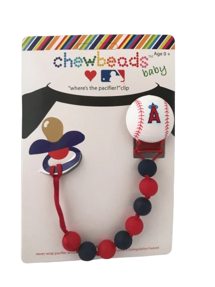 Porta Clip Chupete Safe Angels Béisbol No usar como mordedor Foto 2 de 3