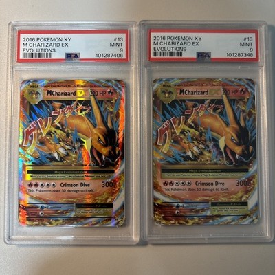Pokémon M Charizard EX/Glurak EX | XY Evolutions 2016 13/108 | PSA 9 Gradet | EN