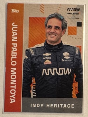 Juan Pablo Montoya Topps F1 McLaren Team Set 2025 Indy Heritage Base Indycar