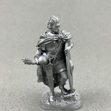 Noble Gallic warrior figurine 54 mm, Metal toy soldier, Highly detailed figure